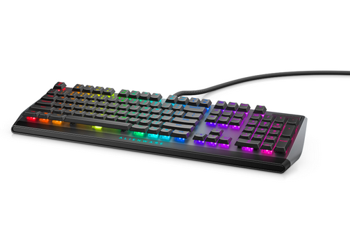 Dell Teclado Alienware RGB Gaming Mecânico de Baixo Perfil - AW510K - US International (QWERTY)