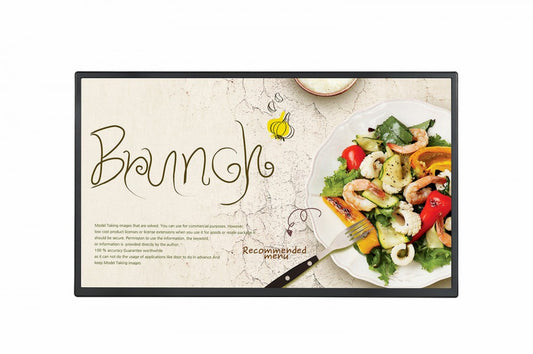 Monitor Signage 32P Full HD 400cd HDMI DP DVI-D USB 3.0 RS232C RJ45 Audio IR