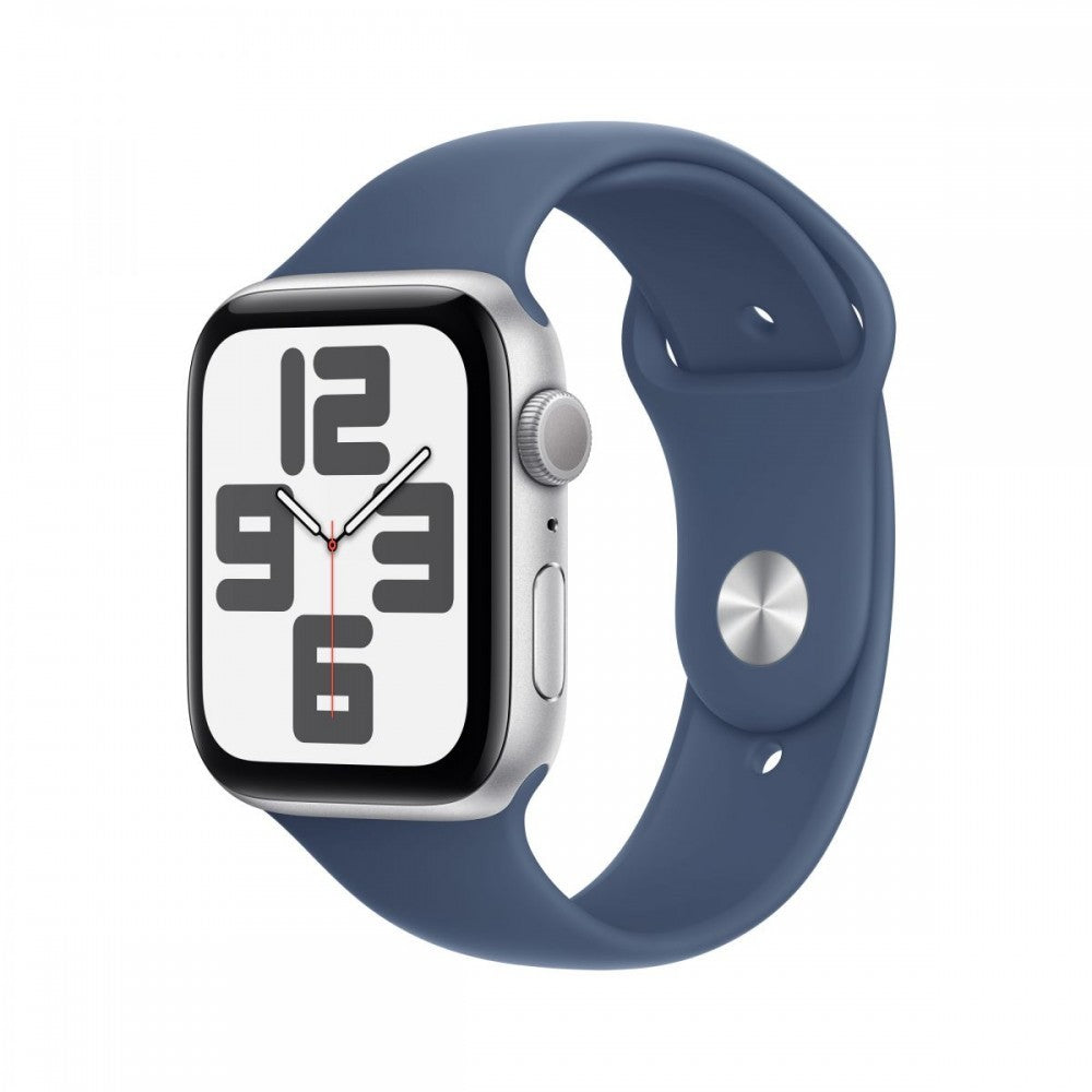 Watch SE 44mm Prateado Denim Sport M/L