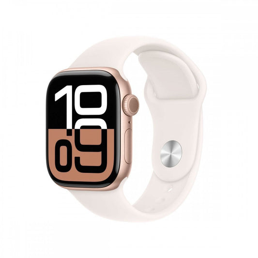 Watch S10 Cell 42mm Dourado Rosa Sport M/L