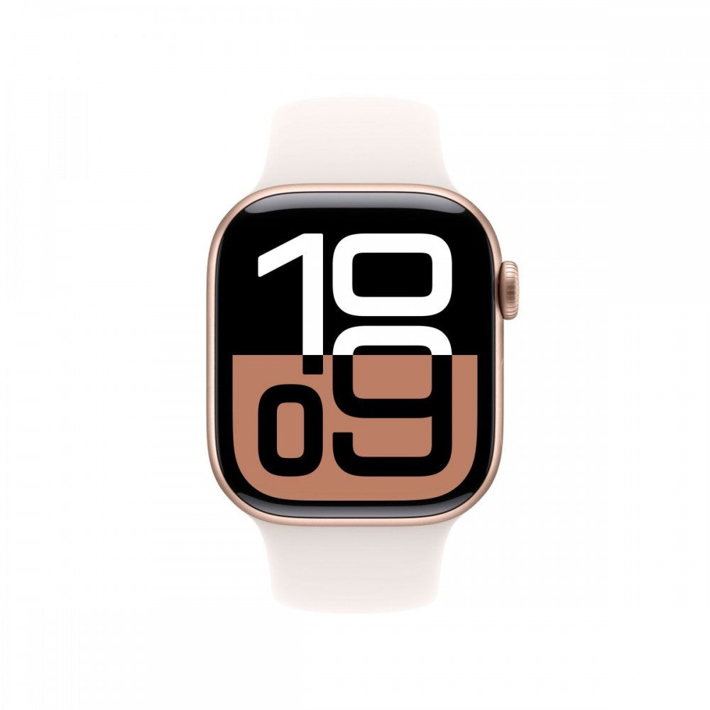 Watch S10 Cell 42mm Dourado Rosa Sport M/L